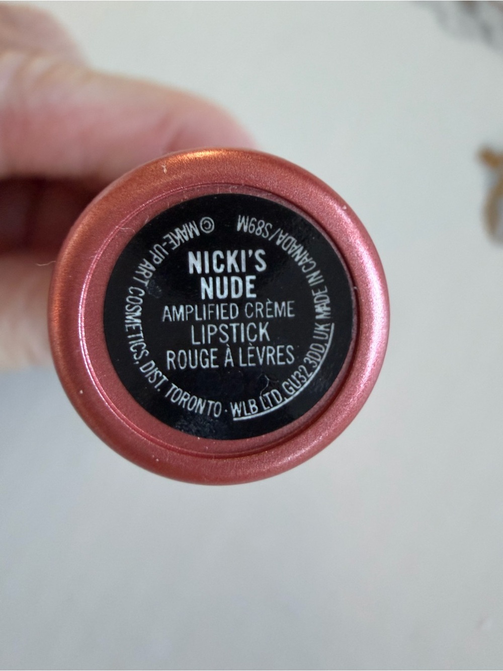 MAC Cosmetics x Nicki Manaj Limited Edition Lipstick Nicki’s Nude Rare!!! NWOBox - Picture 6 of 6